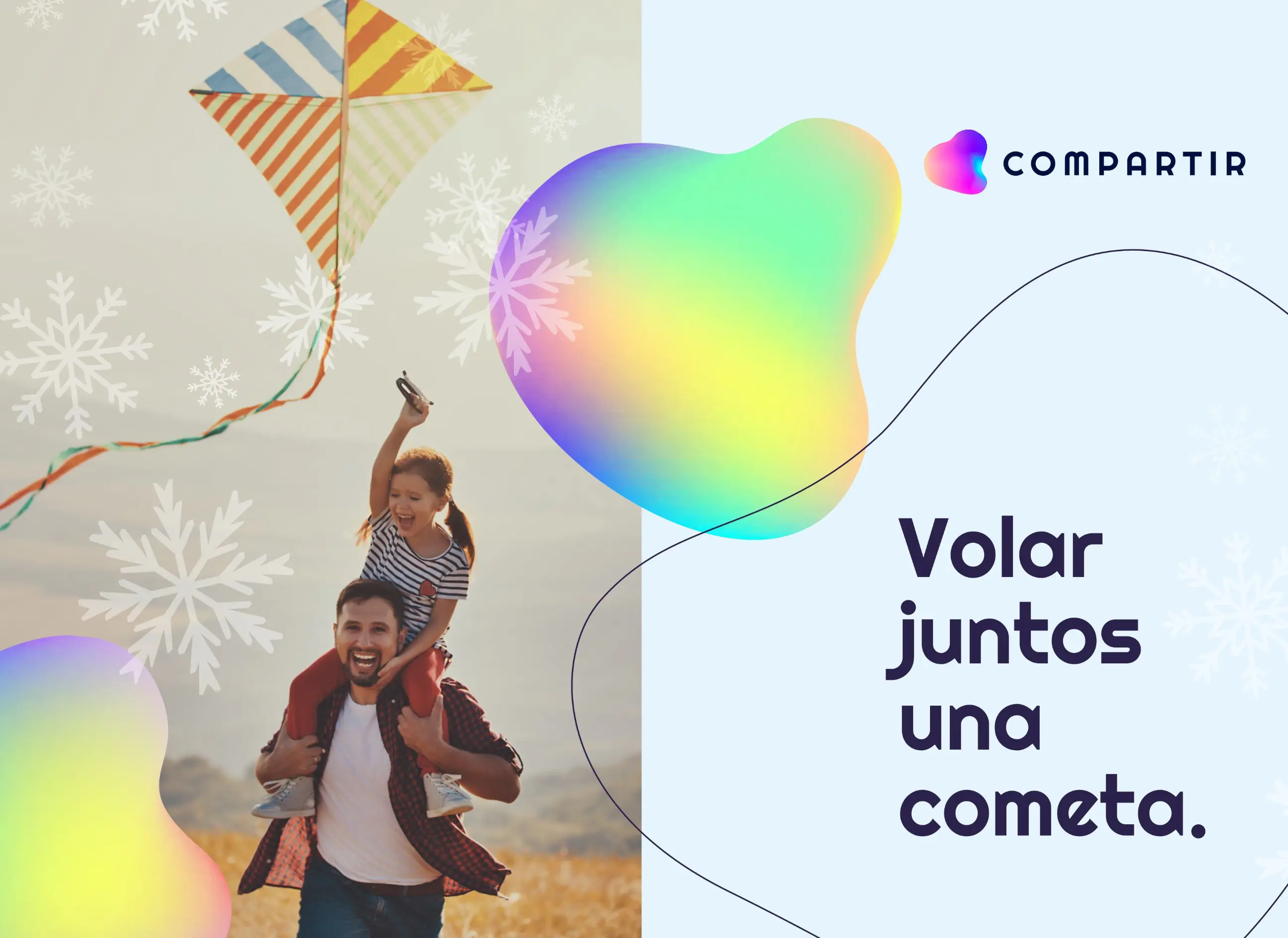 Banner Valor juntos una cometa